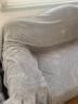 今后 日式冬季保暖沙发巾盖布简约现代客厅防尘实木沙发坐垫靠背巾全包沙发单人盖毯四季通用布艺 菠萝格-浅灰 宽200*长260cm 实拍图