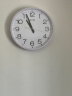 丽声(RHYTHM)挂钟客厅表卧室办公室静音挂表现代简约创意时钟欧式时尚圆形石英钟家居钟表36cm白色CMG494NR03 实拍图
