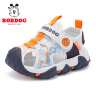 巴布豆（BOBDOG）童鞋包头儿童凉鞋夏季男宝宝学步鞋 105332053 米白/藏青蓝26 晒单实拍图