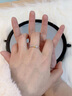唯一（Winy）情侣戒指对戒925银求订结婚戒指男女生日送女朋友老婆礼物 实拍图