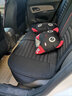 布兰特 汽车座套全包布艺座垫仿亚麻坐垫四季通用座椅套垫卡通座包五座 A31神秘黑-卡通版 实拍图