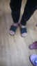 红蜻蜓妈妈拖鞋女24夏款坡跟镂空半拖鞋舒适凉拖鞋 WJK24813黑色38 晒单实拍图