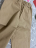 衣诺坊儿童长裤卡其色休闲裤校服裤男童女童四季款 卡其色 120码 实拍图