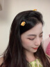 BARY REEF儿童卡通发梳碎发整理神器刘海发夹女童后脑勺插梳发卡小女孩头饰 星黛露+海绵宝宝+库洛米+美乐蒂 实拍图