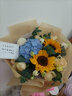 馨仪鲜花速递玫瑰向日葵康乃馨花束生日礼物全国同城配送 33朵粉色康乃馨玫瑰混搭花束 实拍图