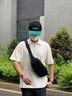 VICTORIATOURIST斜挎包男士胸包潮流挎包机车骑行运动腰包背包大容量单肩包V5055 实拍图