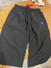 特步运动短裤男夏跑步裤七新款服饰透气耐磨宽松休闲裤健身跑步裤子男 灰黑【梭织七分】 S 165 实拍图