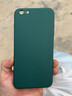墨迪适用苹果6splus手机壳iPhone6/6s直边液态硅胶保护套6p全包防摔简约纯色磨砂硅胶软壳 苹果6p/6splus【暗夜绿】磨砂手感 实拍图