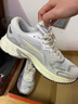 李宁男鞋运动鞋2025年夏季新款透气网面跑步鞋复古老爹鞋男士休闲鞋子 硬币灰 39 实拍图