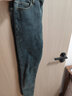 真维斯（JEANSWEST）牛仔裤女士2025冬季高腰显瘦加绒裤女修身铅笔小脚裤子蓝灰加绒26 实拍图