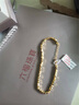 六福珠宝光影金系列蹦迪珠足金菱形圆珠黄金手链送礼计价L19TBGB0001 7.53克(含工费1265元)延长链版 实拍图