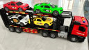 宝乐星儿童玩具男孩合金工程双层运输车3-6岁汽车模型益智玩具生日礼物 实拍图