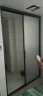 欧贝迪 厨房极窄三联动推拉门阳台客厅长虹玻璃隔断移门吊轨铝合金折叠门 0.6轻奢升级（壁厚2.5mm)/㎡ 实拍图