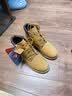 添柏岚（Timberland）小码女鞋小脚经典款柔软抓地高帮黄靴|12709W宽版 麦黄色 35 (US3) 实拍图
