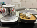 小熊（Bear） 煮茶器组合套装恒温养生壶煮茶壶迷你保温电水壶蒸茶器热水壶花茶果茶黑茶壶烧水壶煮茶茶艺品茗 ZCQ-A05S1配滤网茶盘3个茶杯 0.5L 实拍图