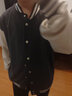 GENIOLAMODE[敖瑞鹏代言]棒球服男士重磅拼色美式复古夹克外套男装 深灰 M 实拍图