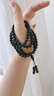 汇多缘天然乌金黑曜石手链108颗佛珠手串男女款念珠单圈多圈送男女士款 珠子直径6mm绕手约四圈【女款】 实拍图