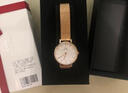 丹尼尔惠灵顿（DanielWellington）dw手表女 简约时尚欧美腕表石英女士手表 生日礼物送女友 女表+手镯180mm-DW217/DW4001 实拍图