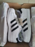 阿迪达斯（adidas）板鞋金标贝壳头小白鞋三叶草SUPERSTAR运动休闲鞋男女FU7712 38 实拍图