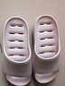 麦乐朵浴室拖鞋女夏天家居家用室内卫生间洗澡漏水镂空速干防滑凉拖鞋男 粉色【漏水加厚底】 37-38码 实拍图