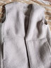 无印良品 MUJI 女式 弹力长毛抓绒 背心 BBJ16A1A 摇粒绒 浅米色 女式 XS-S 实拍图