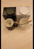 传旗陶瓷马克杯350ml带勺盖咖啡杯水杯子办公室茶杯礼盒款 白 实拍图