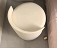 廷士主卧化妆凳卧室高级感轻奢化妆椅中高圆凳坐凳梳妆凳子梳妆台椅子 米白色羊羔绒 靠背高*坐高*直径 实拍图