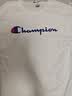 Champion草写logo纯色圆领短袖T恤 白色 GT23H-Y06794-045 实拍图