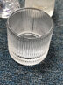 容山堂玻璃茶杯水杯旋转创意加厚家用耐热大小泡茶杯网红啤酒杯创意咖啡杯子 旋转玻璃杯-焕彩条纹 实拍图