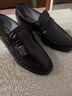 笙典健康鞋男休闲皮鞋日本健康鞋软底舒适父亲鞋男士爸爸皮鞋定制款 黑色 （尺码偏小选大一码） 41 实拍图