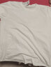 真维斯（JEANSWEST）T恤男夏季薄款新疆长绒棉短袖纯棉T恤宽松圆领上衣白色L 实拍图