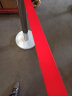 百舸 不锈钢5m（一对）隔离带伸缩带 一米线栏杆 警示警戒线 礼宾杆 分隔排队护栏围栏 实拍图