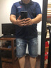 ALPINT MOUNTAIN美国3M科技速干polo衫男款夏季运动户外短袖翻领t恤透气 经典男士黑色 M 实拍图