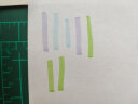 三菱（uni）双头荧光记号笔 学生作业手账绘画标记笔彩色笔 细0.4mm粗4mm PUS-103T 1支/袋 浅蓝色 实拍图