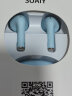 索爱（soaiy）蓝牙耳机入耳式降噪软塞真无线超长续航半入耳无线高音质运动迷你双耳机入耳游戏低音 F9 蓝色 实拍图