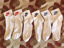 耐克（NIKE） 休闲袜男袜女袜 2026新款透气篮球袜跑步袜三双装中长筒训练袜子 SX7676-100/三双装/长款 L/26-28厘米/42-46码 实拍图