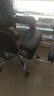 曙光童年真皮弓形椅电脑椅家用办公椅舒适久坐座椅可旋转椅宿舍大学生椅子 经典黑+弹簧包坐垫 纳帕皮【不可旋转】 实拍图