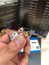 JOLEE耳钉茶水晶S925银玫瑰金色耳环时尚情侣耳饰品送男生礼物一物一证 实拍图