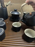 豪峰2025新款整块实木茶盘一体烧水壶家用黑陶整套茶具套装父亲节礼物 实拍图