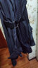 勇伦（YONGLUN）贵夫人女士长袖衬衫连衣裙高端洋气质减龄春秋季新款女装条纹休闲 图片色 2XL（130斤-145斤） 实拍图