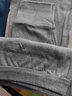 AB内衣男士纯棉秋裤中老年爸爸秋冬单件全棉大码打底保暖衬裤T007 深麻灰 4XL 实拍图