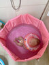 诺澳 婴儿游泳池大号家用室内儿童游泳桶免充气泳池宝宝洗澡桶 80x85cm夹棉气球粉款-均码脖圈 实拍图