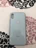 新爵 苹果x手机壳玻璃镜面iphone xs max xr液态硅胶防摔潮牌个性软全包超薄男女款 蓝灰色【钢化玻璃背板】 适用苹果X/XS【5.8英寸】 实拍图