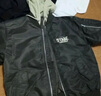 杰克·琼斯（JACK&JONES）25年秋冬男装棉衣飞行夹克男保暖宽松潮流连帽短款棉服外套男士 黑橄榄E06 M 175 实拍图