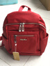 磁点牛津布双肩包女韩版休闲百搭大容量轻便防水学生旅行减压背包女包 红色 实拍图