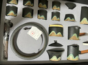 苏氏陶瓷（SUSHI CERAMICS）国潮风釉画彩茶具套装千里江山功夫茶杯实木茶壶公道杯礼盒装 实拍图