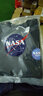 NASA GISS联名款2022情侣压花纯棉圆领长袖T恤男女款宽松上衣潮牌 长袖8008黑色 XXL 建议135-150斤 实拍图