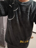 猫人男士睡衣男冬季珊瑚绒长袖套头加绒可外穿简约法兰绒家居服深灰XL 实拍图