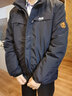 JEEP SPIRIT棉衣男士秋冬季外套韩版潮流户外工装棉服加厚潮牌棉袄冬装男装 1279 深蓝 (本色绒) 4XL 实拍图