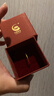 中国黄金（CHINA GOLD）足金古法情侣戒指硬金素圈黄金对戒送女友男友老婆生日情人节礼物 18号圈口【单个古法面】 净金重约1.2g 实拍图